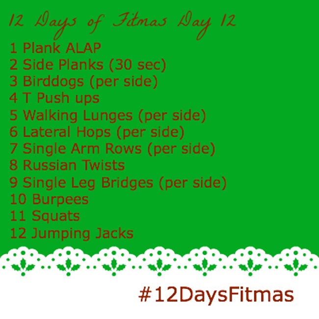 12 Days of Fitmas Workout