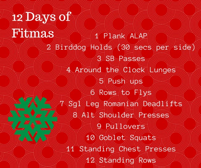My Gift To You - The 12 Days of Fitmas Workout!