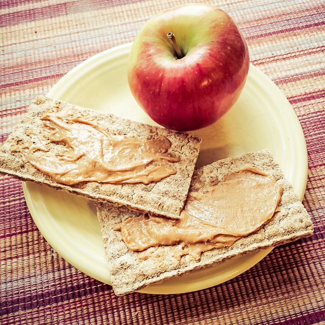 WASA Peanut Butter and an Apple Snack