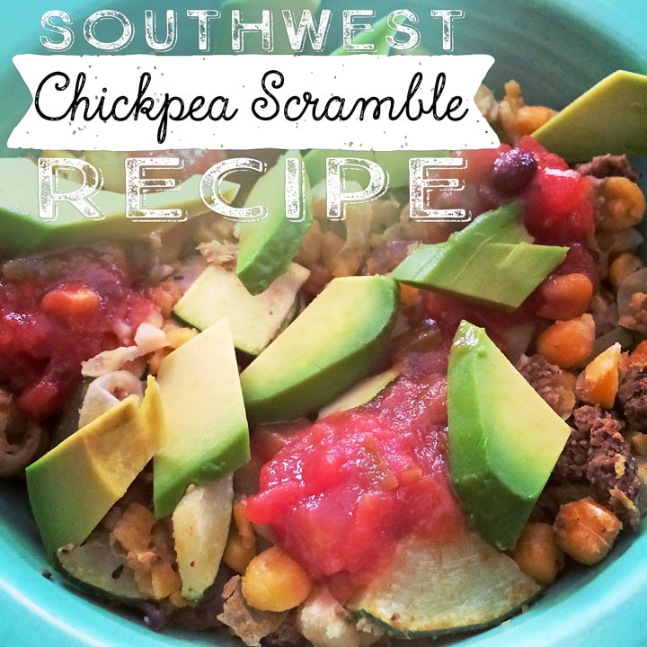 Southwest Chickpea Scramble Recipe