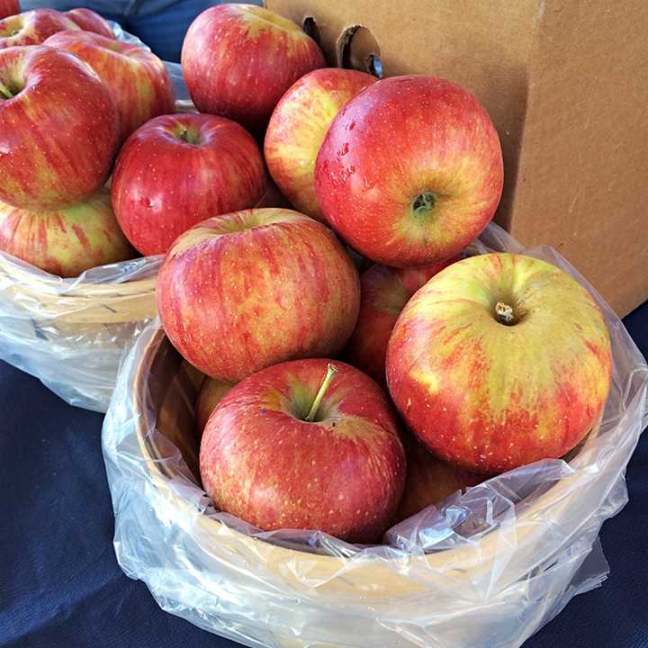 Red Apples at the Farmers Market