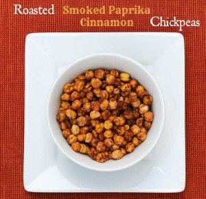 Roasted Smoked Paprika Cinnamon Chickpeas from Strength & Sunshine
