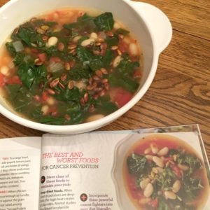 Triple Greens and White Bean Soup