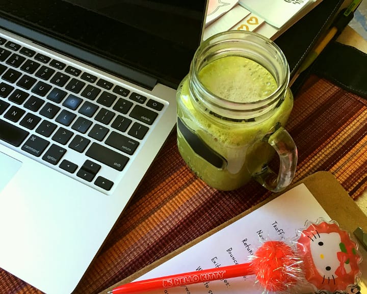 matcha latte at home