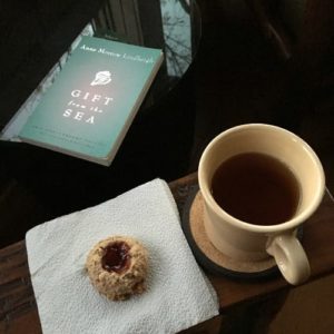 Reading with tea