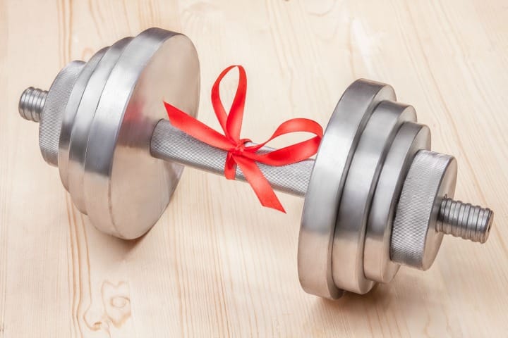 dumbbell gift