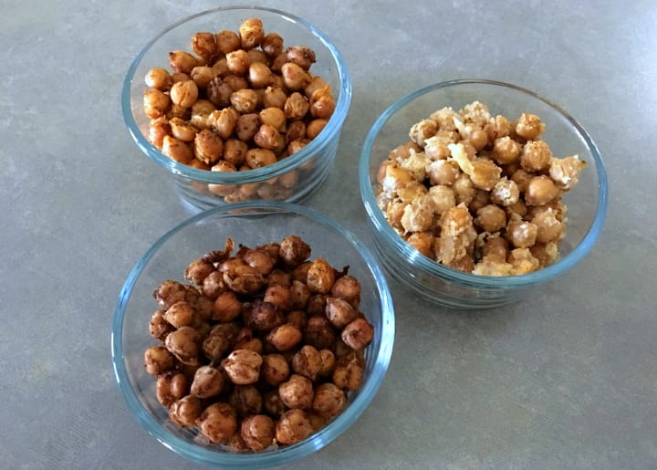 how to make roasted chickpeas