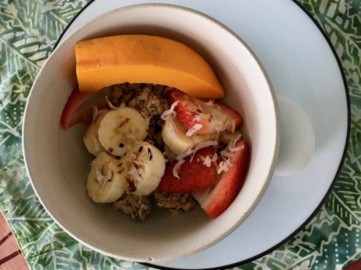 vegetarian breakfast bowl