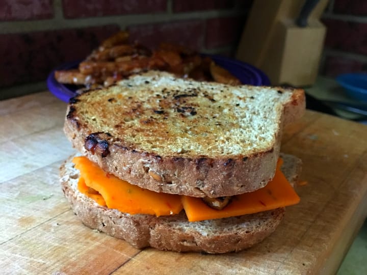 vegan grilled cheese