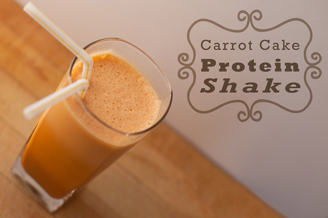 Carrot Cake Protein Shake Recipe 