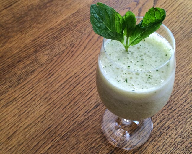 Kiwi Cooler Post Workout Protein Smoothie Recipe